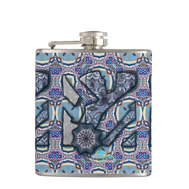 Living Metal No 2 Hip Flask (Front)