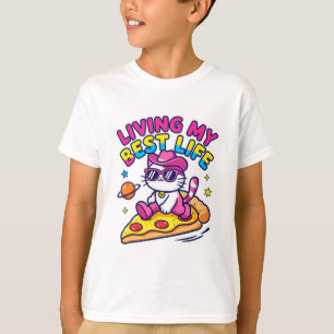 Living My Best Life Cat T-Shirt