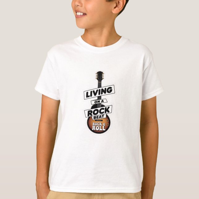 Living on a Rock Beat T-Shirt (Front)