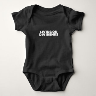 Living On Dividends - Investor Design Baby Bodysuit