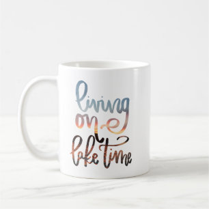 Living on Lake Time Coffee Mug