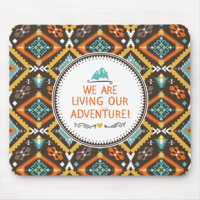 Living Our Adventure Mouse Pad (Front)