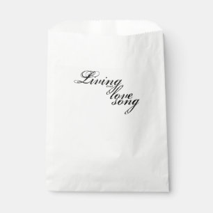 Living Our Love Song Favour Bag
