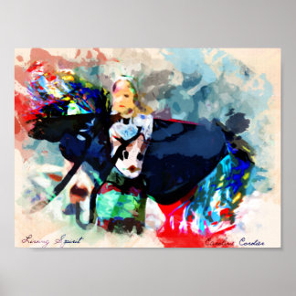 Living spirit Series - Fancy shawl Poster