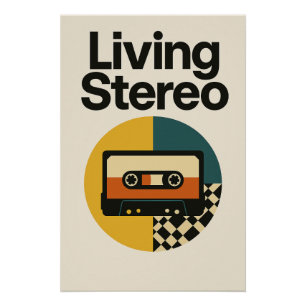 Living Stereo - The retro poster that groove