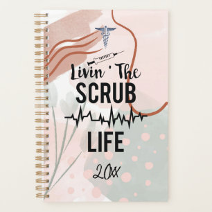 Living that Scrub Life Mid Century Modern Nurse  Planner