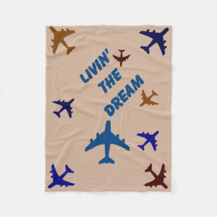 Living the Dream Fleece Blanket