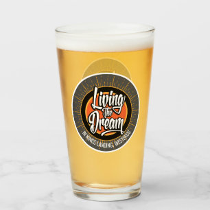 Living the Dream Glass