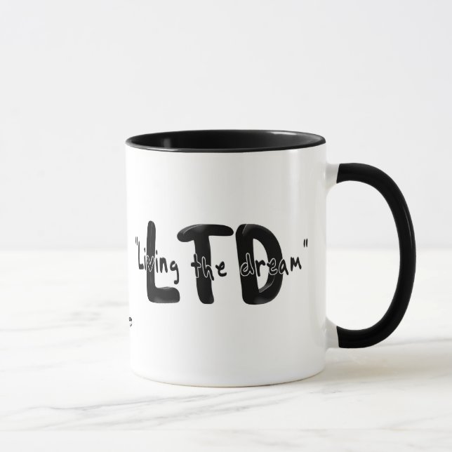 Living the dream mug (Right)