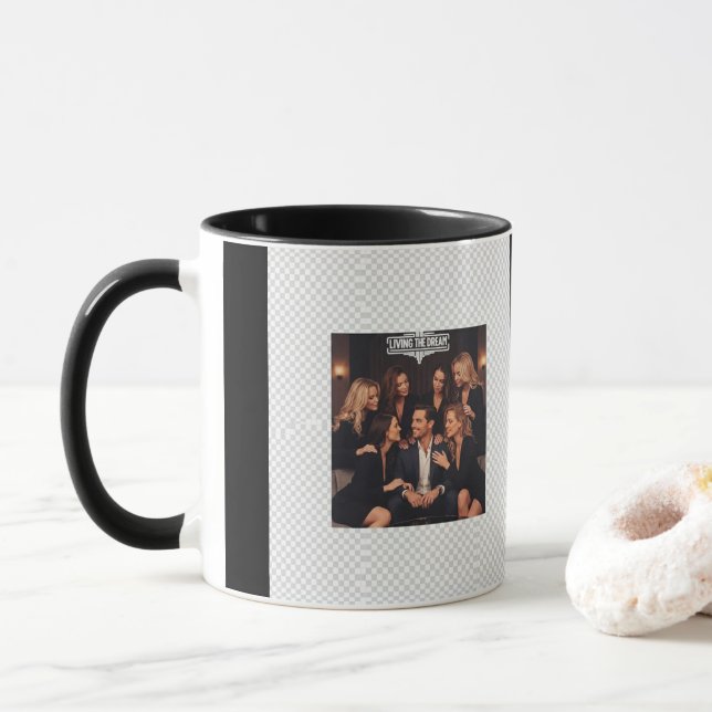 Living the Dream Mug (With Donut)