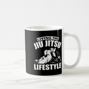 Living The Jiu Jitsu Lifestyle Martial Arts Coffee Mug