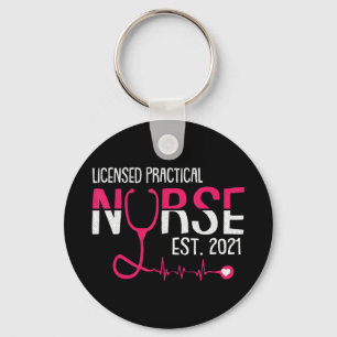 Living The Scrub Life Certified Medical Assistant Keychain