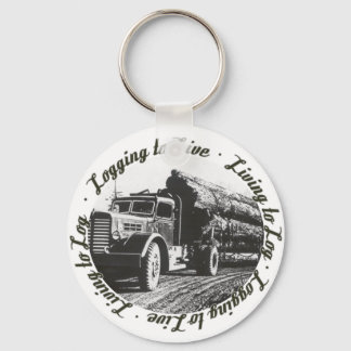 Living to Log, Logging to Live Keychain