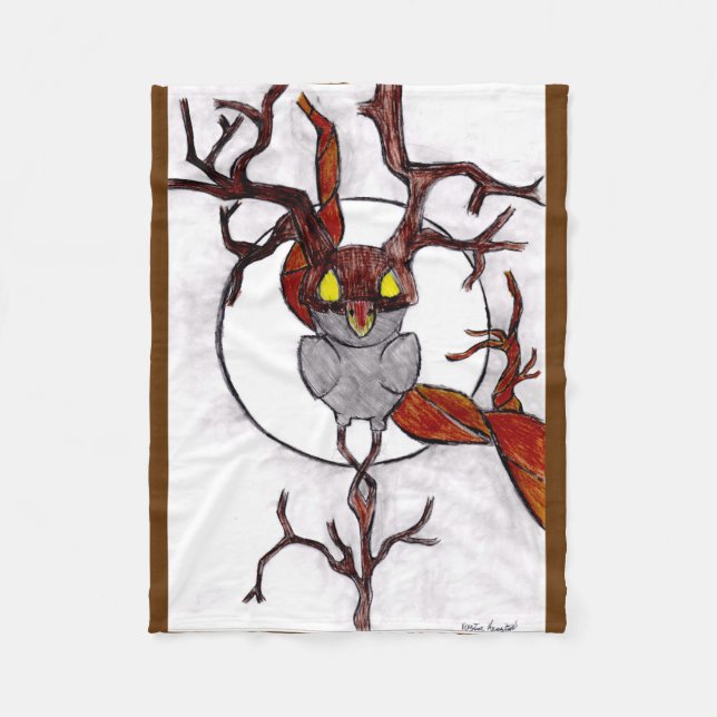 living Tree Fleece Blanket (Front)
