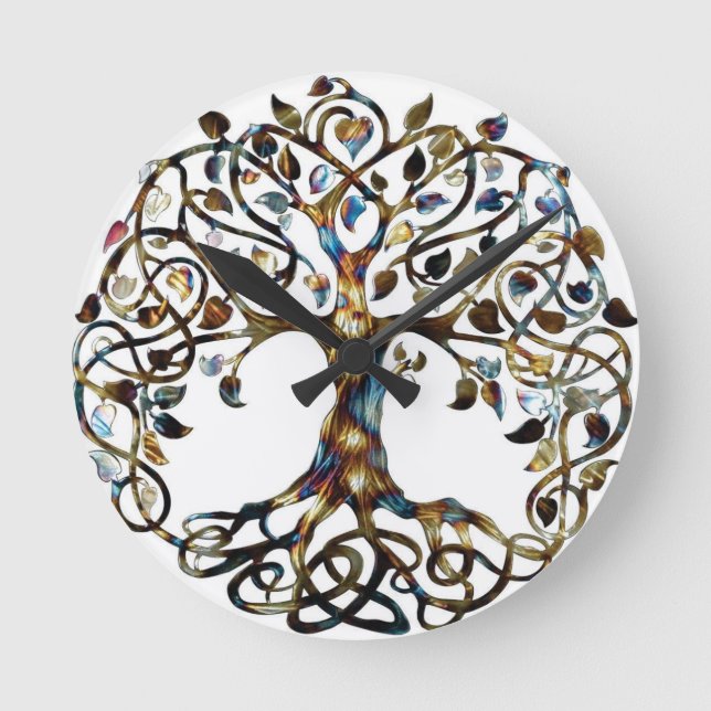 Living Tree Round Clock (Front)
