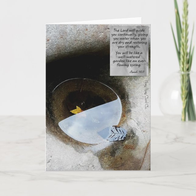 Living Water Card (Front)