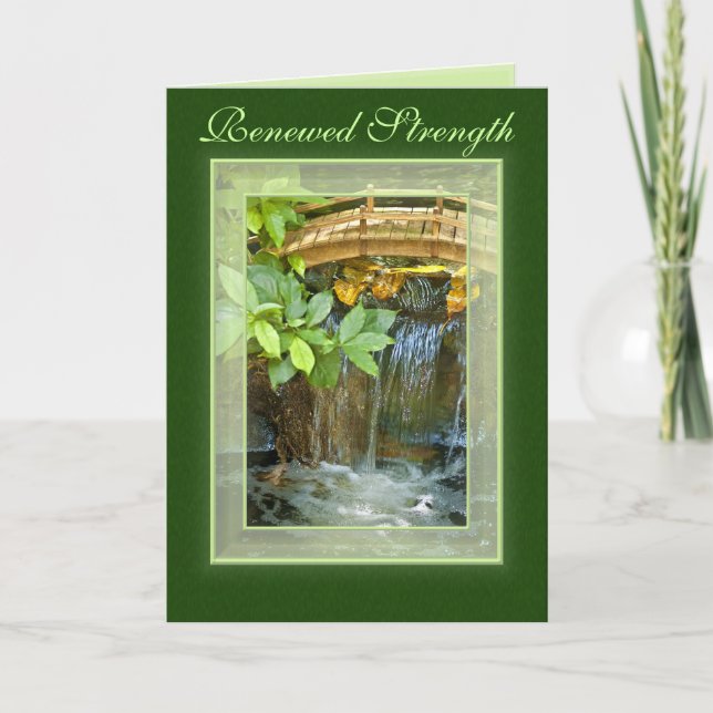Living Water Get Well Card (Front)