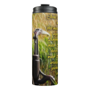 Living Water John 4 Inspirational Thermal Tumbler