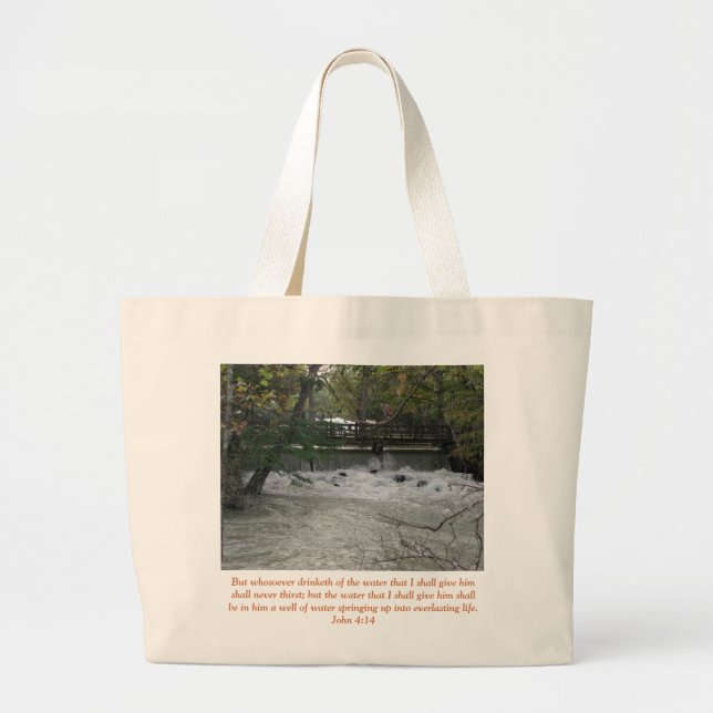 Living Water Tote Bag (Front)