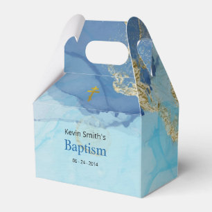 Living Waters Orthodox Christian Baptism Favor Box