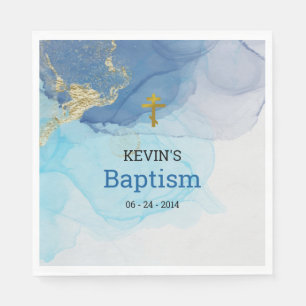 Living Waters Orthodox Christian Baptism Napkin