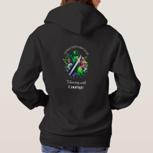 Living with Bipolar Thriving with Courage Hoodie