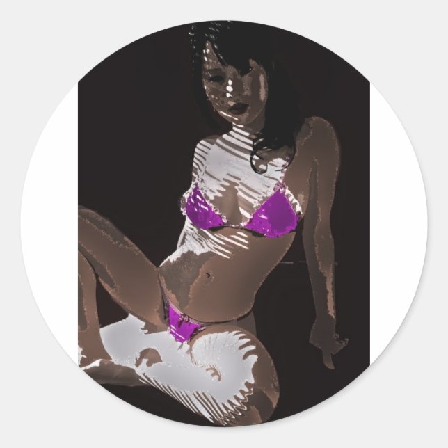 LivingDoll 3 Classic Round Sticker (Front)