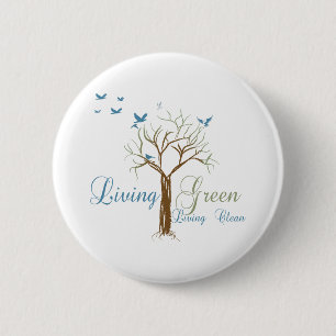 LivingGreen 2 Inch Round Button