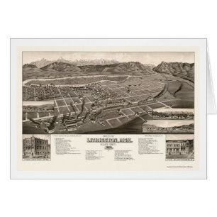 Livingston, carte panoramique de la TA - 1884