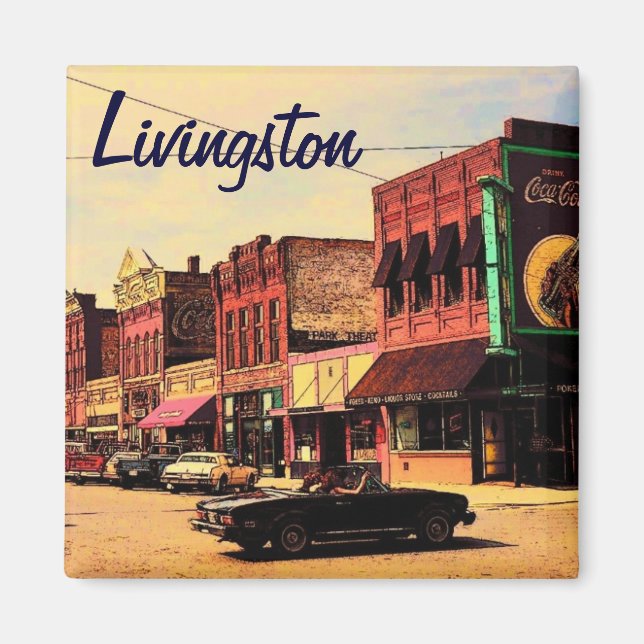 Livingston Montana Magnet (Front)