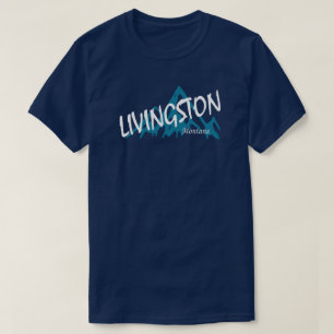 Livingston Montana Mountain T-Shirt