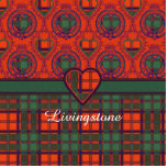 Livingstone clan Plaid Scottish tartan Photo Sculpture Magnet<br><div class="desc">The real Scottish tartan. The Livingstone family hqs the right to use the Stewart of Appin tartan.</div>