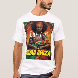 LIVITY. MAMA AFRICA Men's Basic T-Shirt