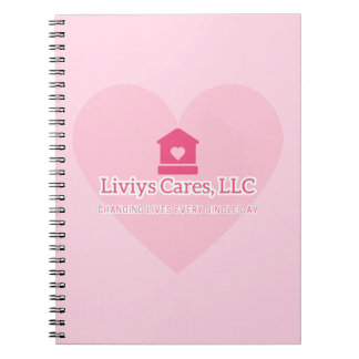 Liviys Cares Logo Notebook