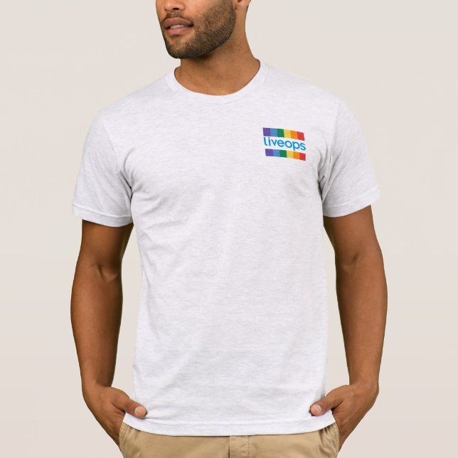 Livoeps "Pride" Logo Left Chest T-Shirt (Front)