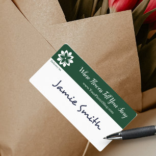 Livraison 🌼 Florist Vert & Blanc sur mesure