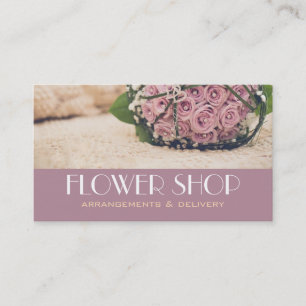 Livraison Flower Shop Florist Carte de visite