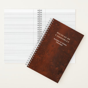 Livre ancien classique élégant personnalisé