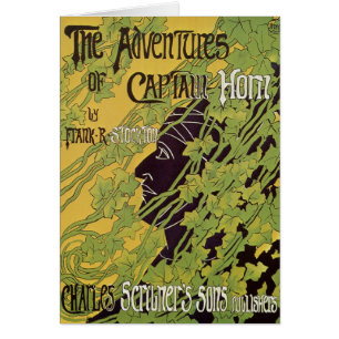 Livre Art Nouveau Vintage, Les Aventures du Capita