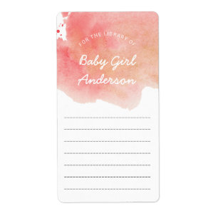 Livre baby shower fille Pink Gold