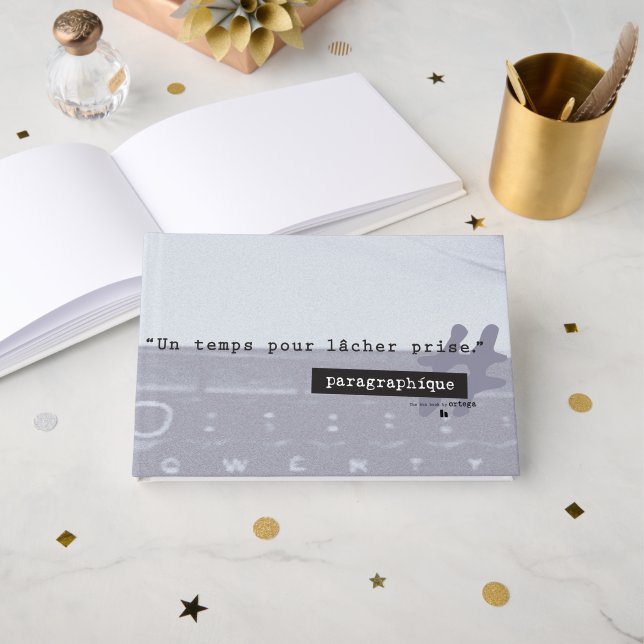 Livre blanc de paragraphes (Recto ouvert)