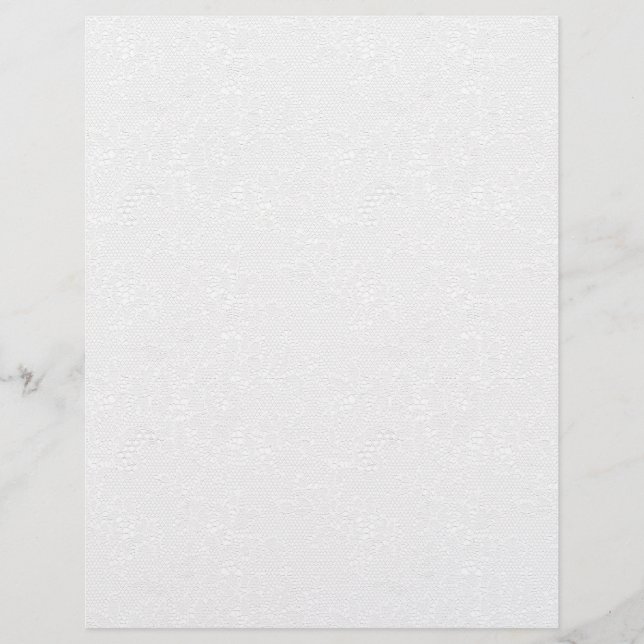 Livre blanc sur le papier de la dentelle blanche A (Devant)