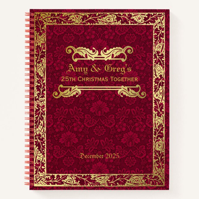 Livre classique Couverture Gold Foliage Crimson Da (Devant)