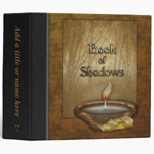 Livre de bougie de forêt des ombres 2" classeur