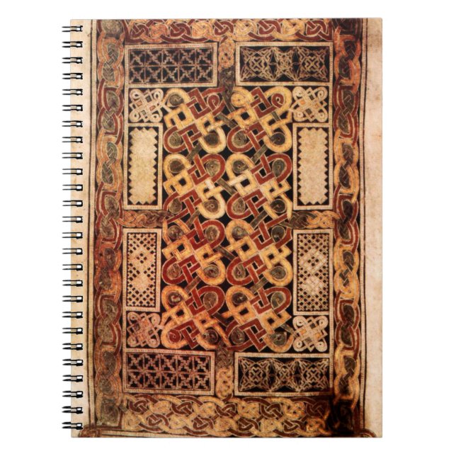 Livre de carnet de page de tapis de Durrow (Devant)