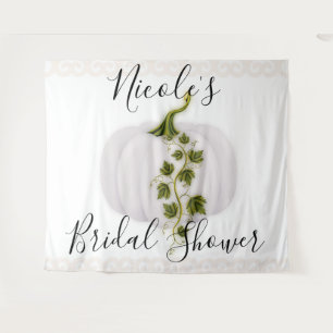 Livre de Citrouille blanc Tapisserie de Mariage de