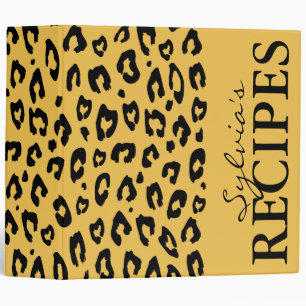 Livre de classeur de recette de motif poster de an