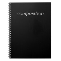 Livre de composition - noir
