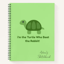 Livre de croquis de la spirale de la tortue