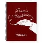 Livre de croquis personnalisé